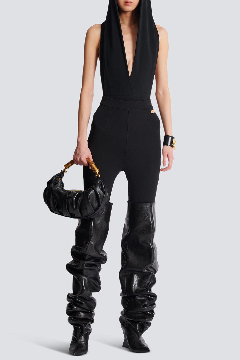 Zip Legging-NOIR-S-CLOTHINGPANTSLIM FIT-BALMAIN