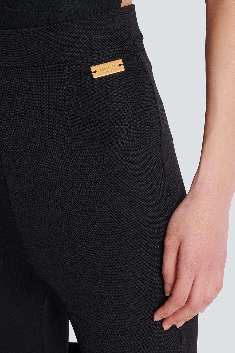 Zip Legging-NOIR-S-CLOTHINGPANTSLIM FIT-BALMAIN