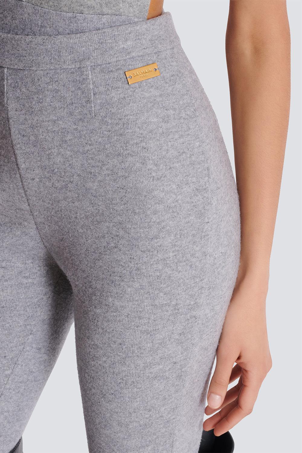 Side Zip Legging-GRISCHIN-S-CLOTHINGPANTSLIM FIT-BALMAIN