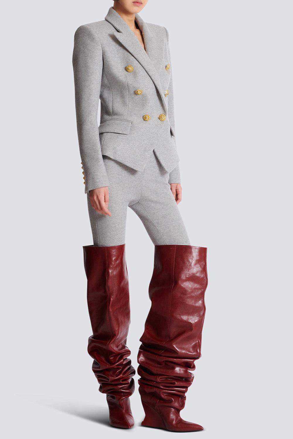 Six Button Jacket-GRISCHIN-38-CLOTHINGJACKETBLAZERS-BALMAIN