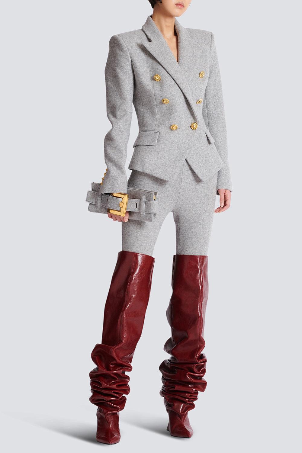 Six Button Jacket-GRISCHIN-38-CLOTHINGJACKETBLAZERS-BALMAIN