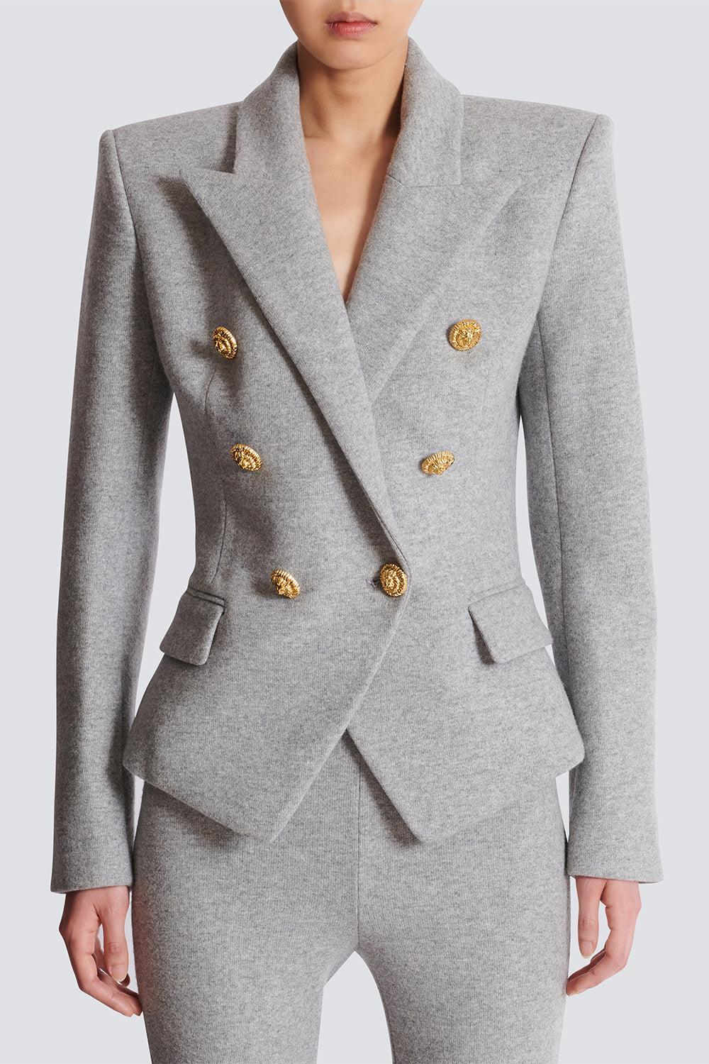 Six Button Jacket-GRISCHIN-38-CLOTHINGJACKETBLAZERS-BALMAIN