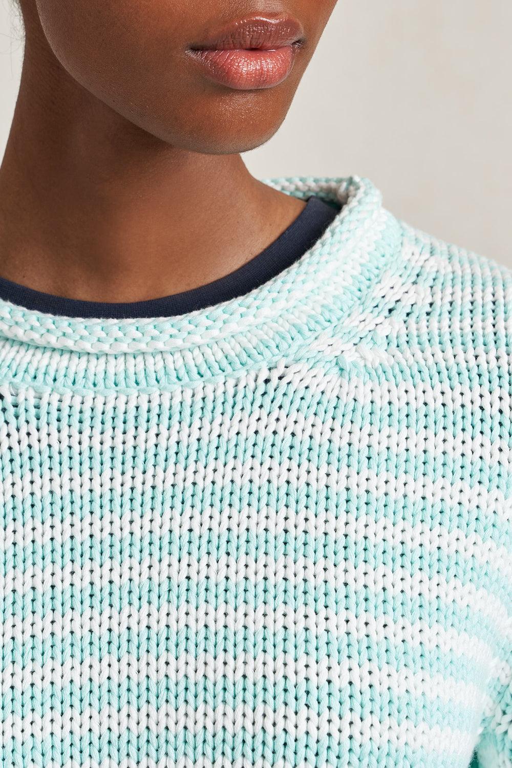 Fine Mini Stripe Sweater-STRIPE-XS-CLOTHINGTOPKNITS-LA LIGNE