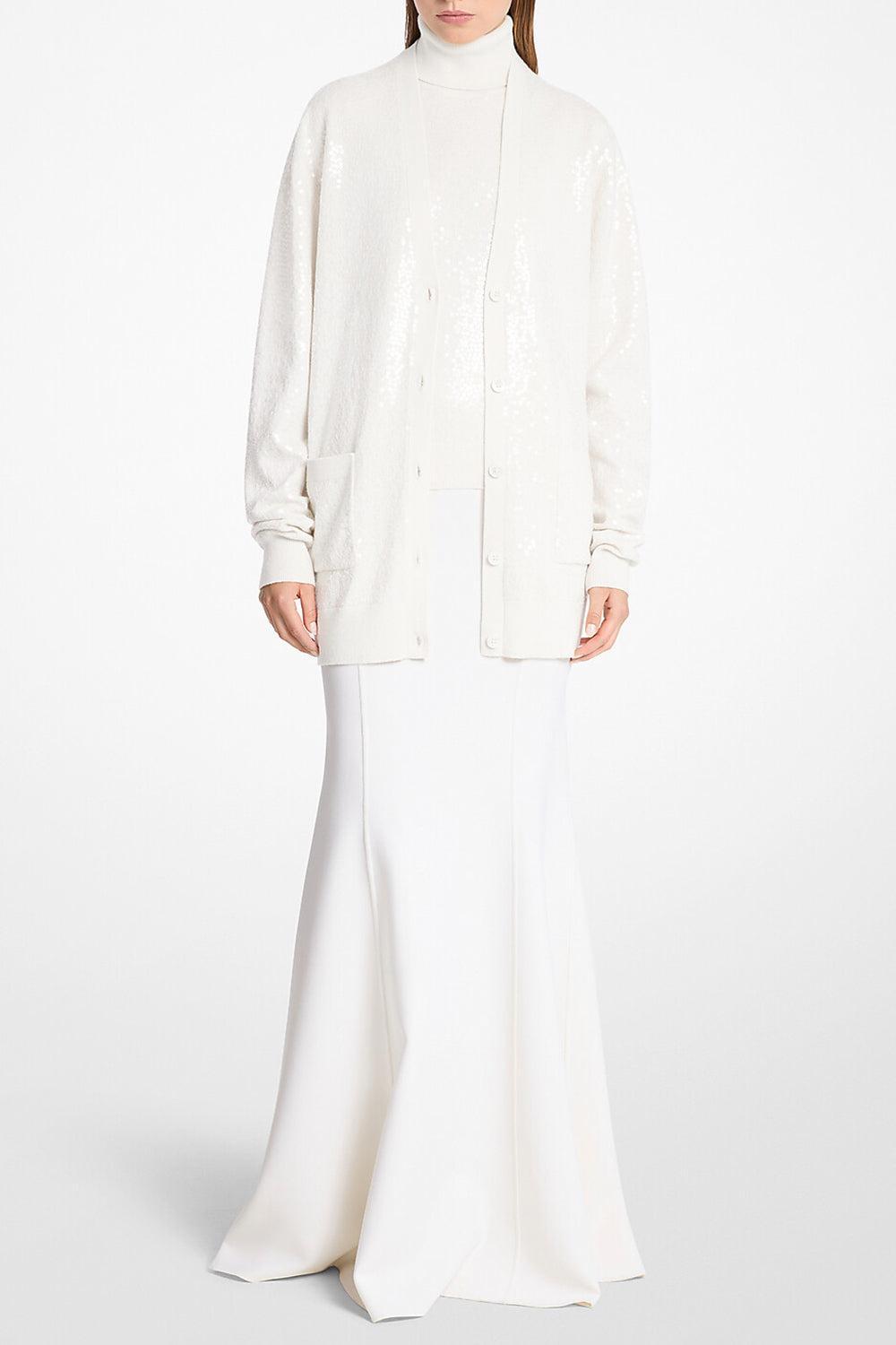 Oversized Cardigan-IVORY-XS-CLOTHINGTOPCARDIGAN-MICHAEL KORS COLLECTION