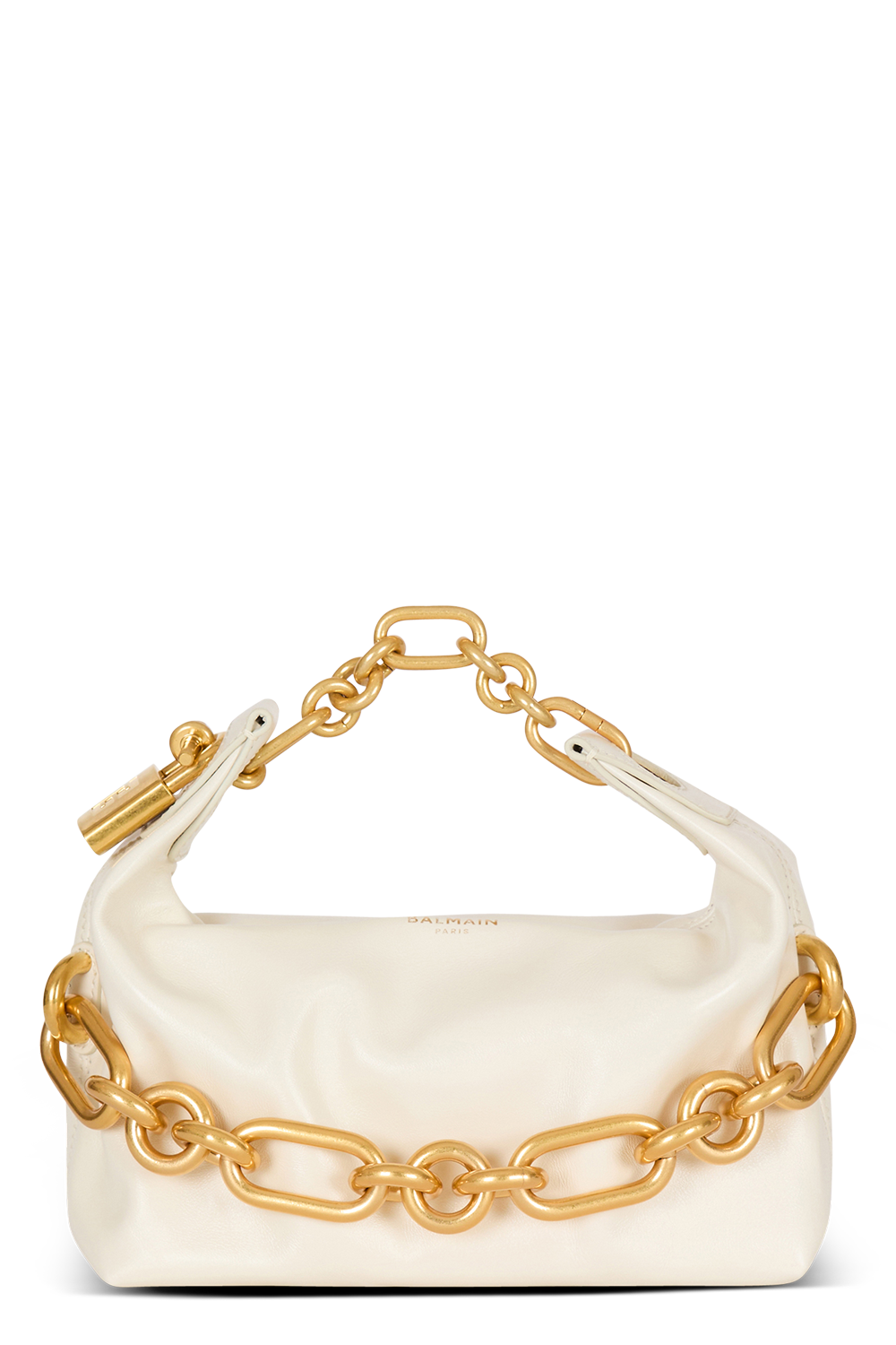 Mini Sync Bag - Creme-CREME-HANDBAGTOP HANDLE-BALMAIN
