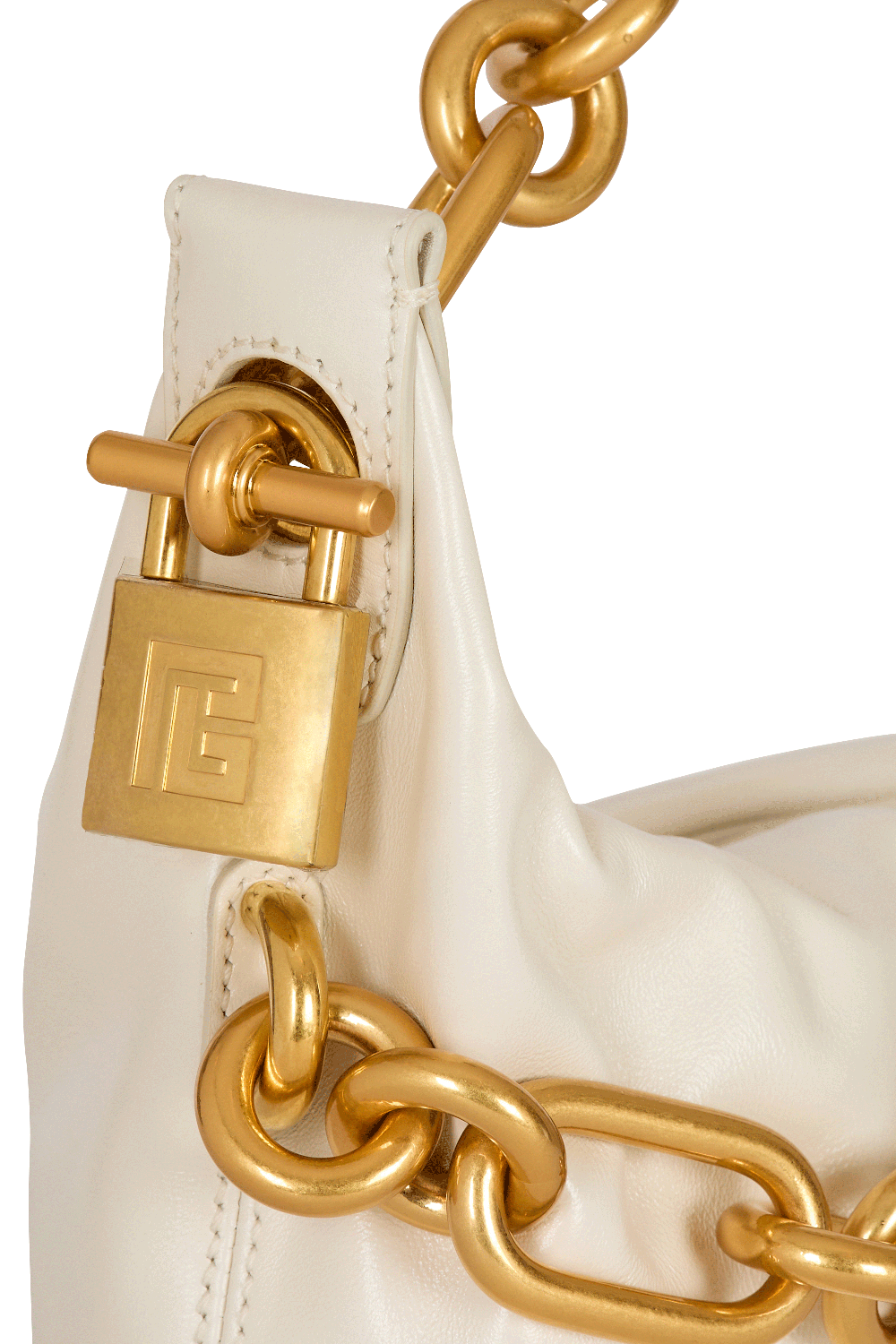  Medium Sync Bag - Creme-CREME-HANDBAGSHOULDER-BALMAIN 