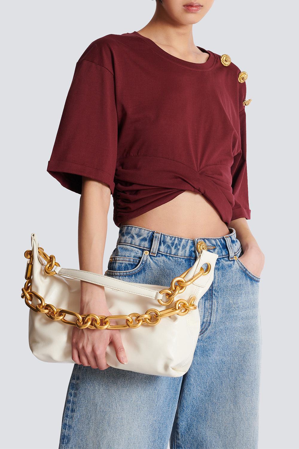 Medium Sync Bag - Creme-CREME-HANDBAGSHOULDER-BALMAIN