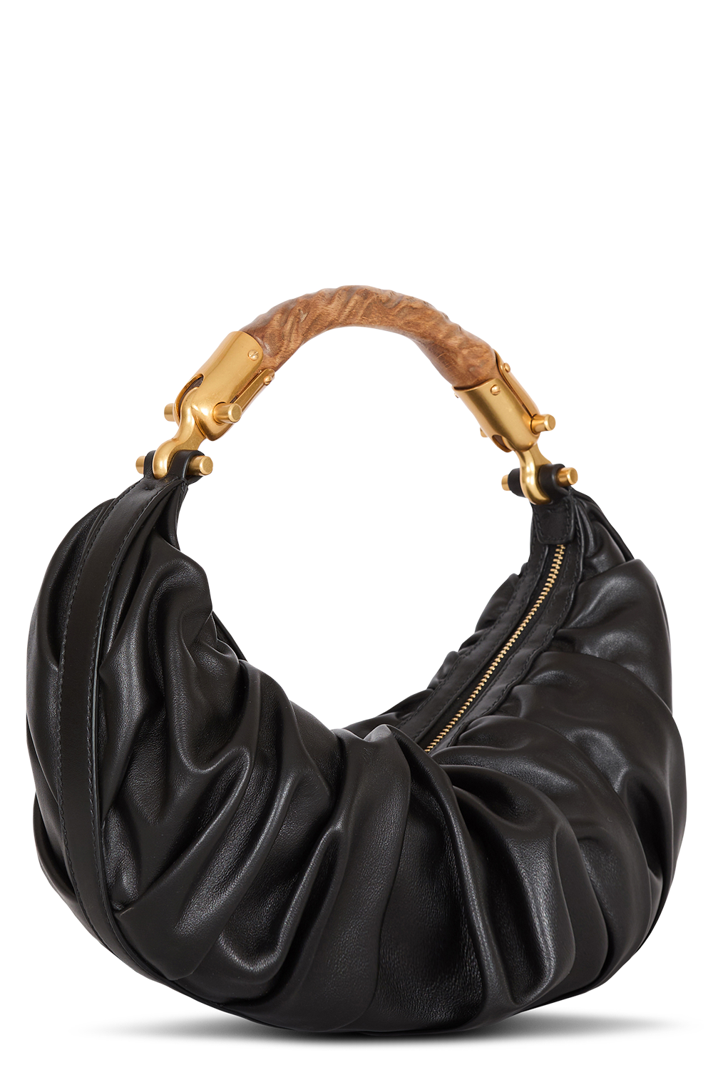 Medum Ebene Bag - Noir-NOIR-HANDBAGTOP HANDLE-BALMAIN