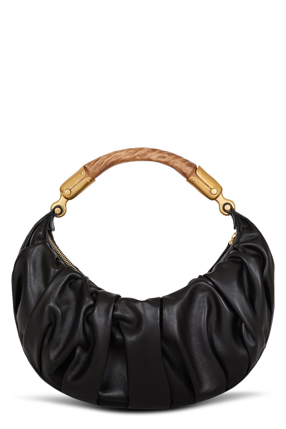 Medum Ebene Bag - Noir-NOIR-HANDBAGTOP HANDLE-BALMAIN