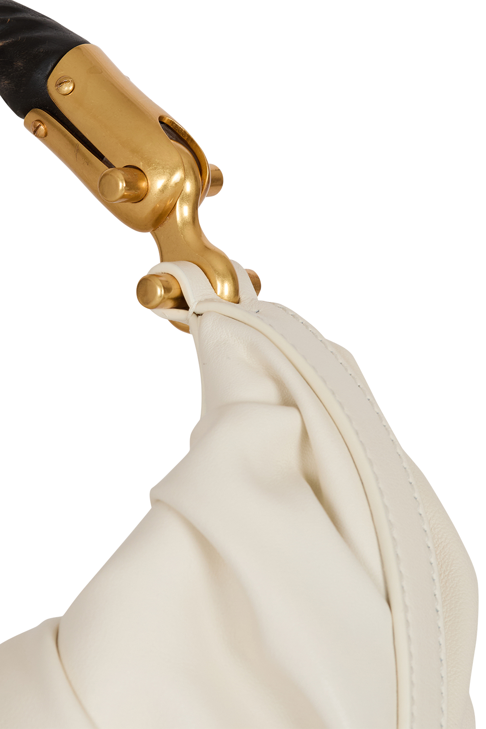 Medium Ebene Bag - Creme-CREME-HANDBAGTOP HANDLE-BALMAIN