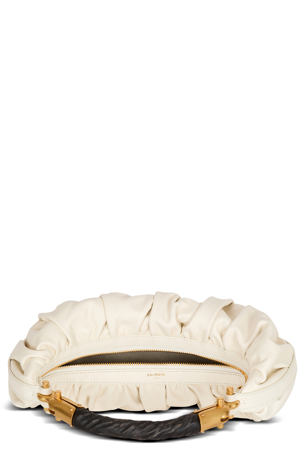 Medium Ebene Bag - Creme-CREME-HANDBAGTOP HANDLE-BALMAIN