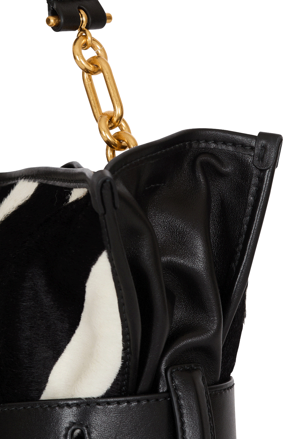 Medium Anthem Bag-NOIRBLNC-HANDBAGSHOULDER-BALMAIN
