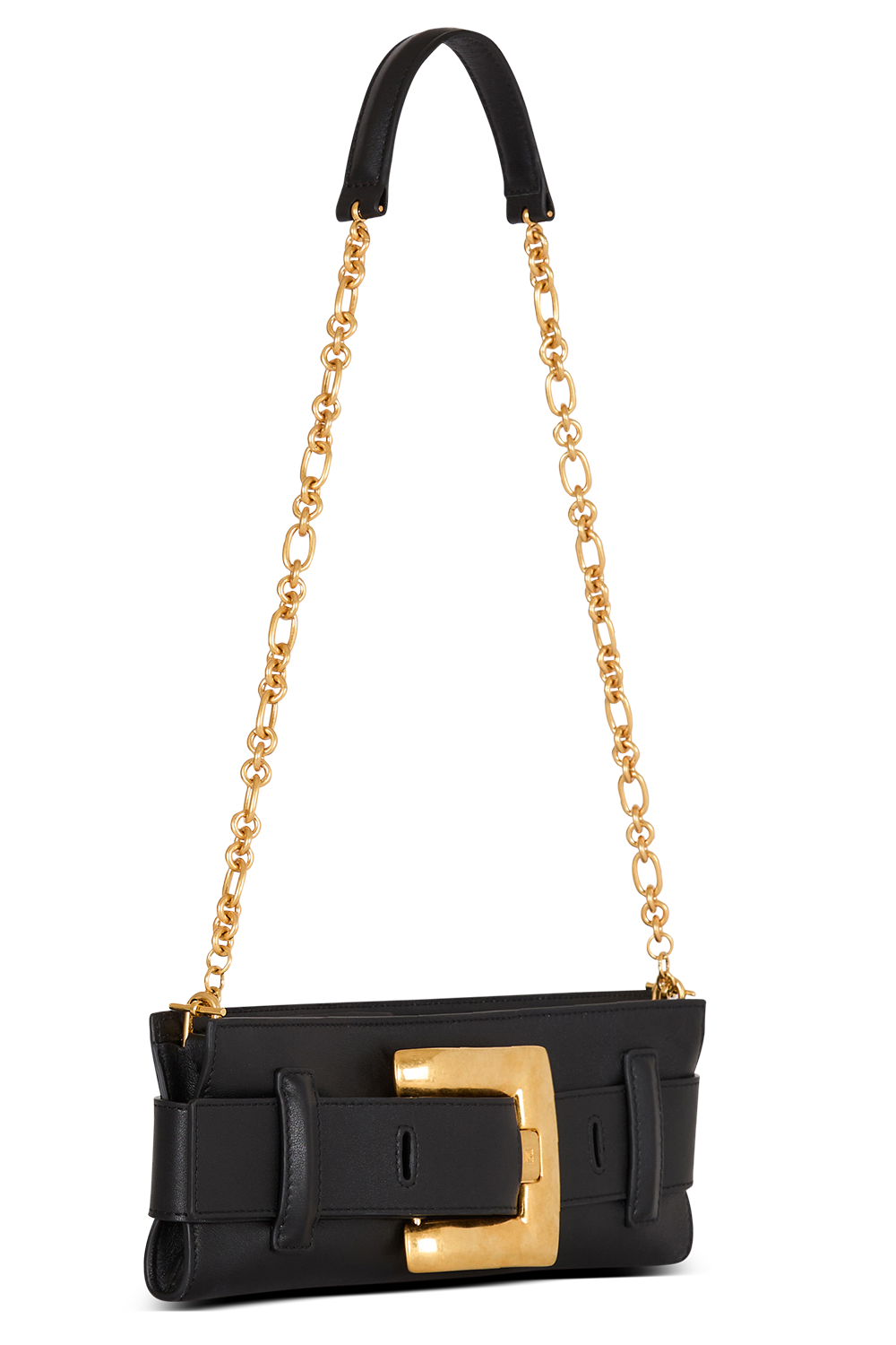 Anthem Clutch - Noir-NOIR-HANDBAGCLUTCHES-BALMAIN