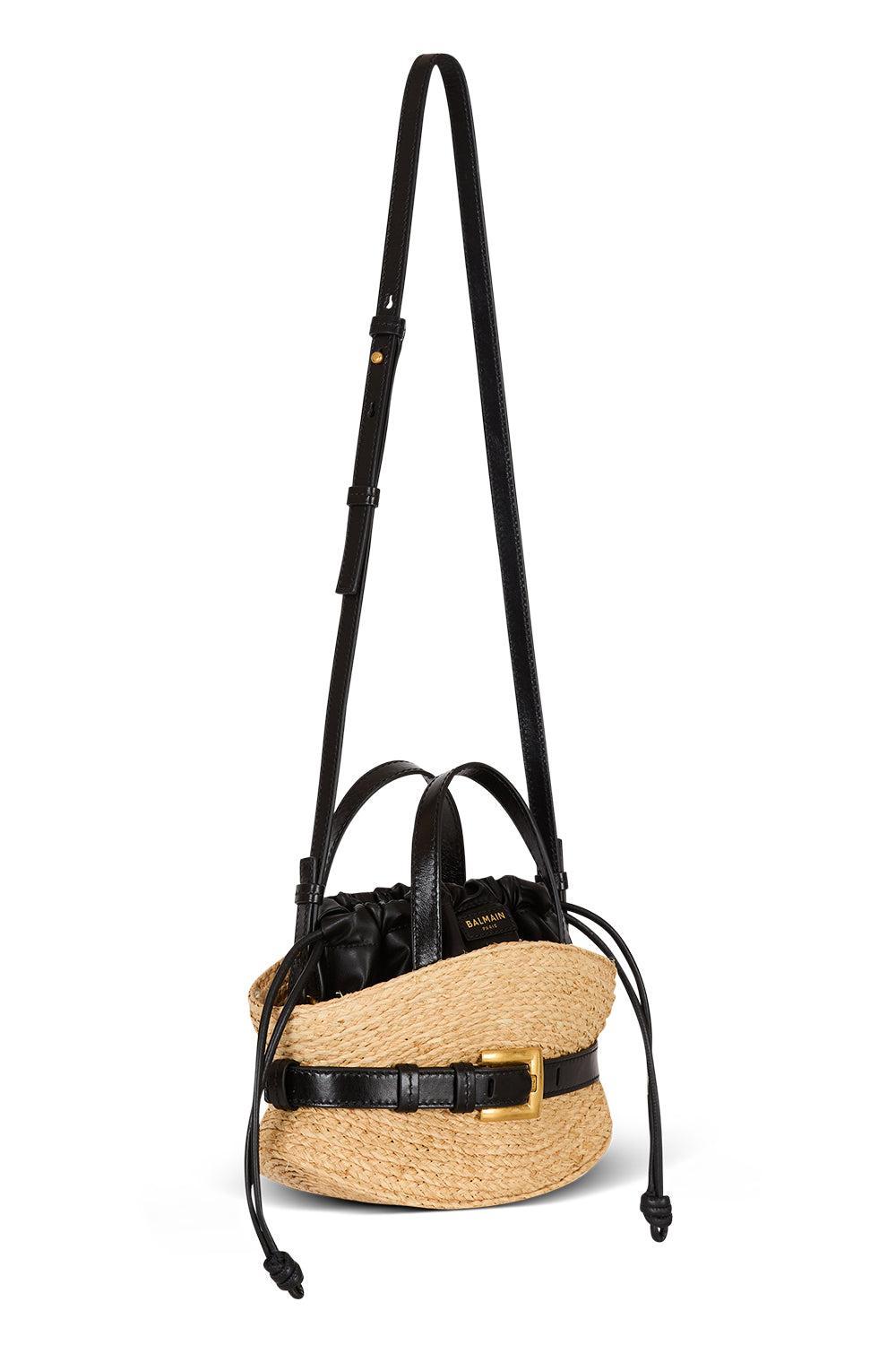 Mini Shuffle Bag-NTRLNOIR-HANDBAGSHOULDER-BALMAIN