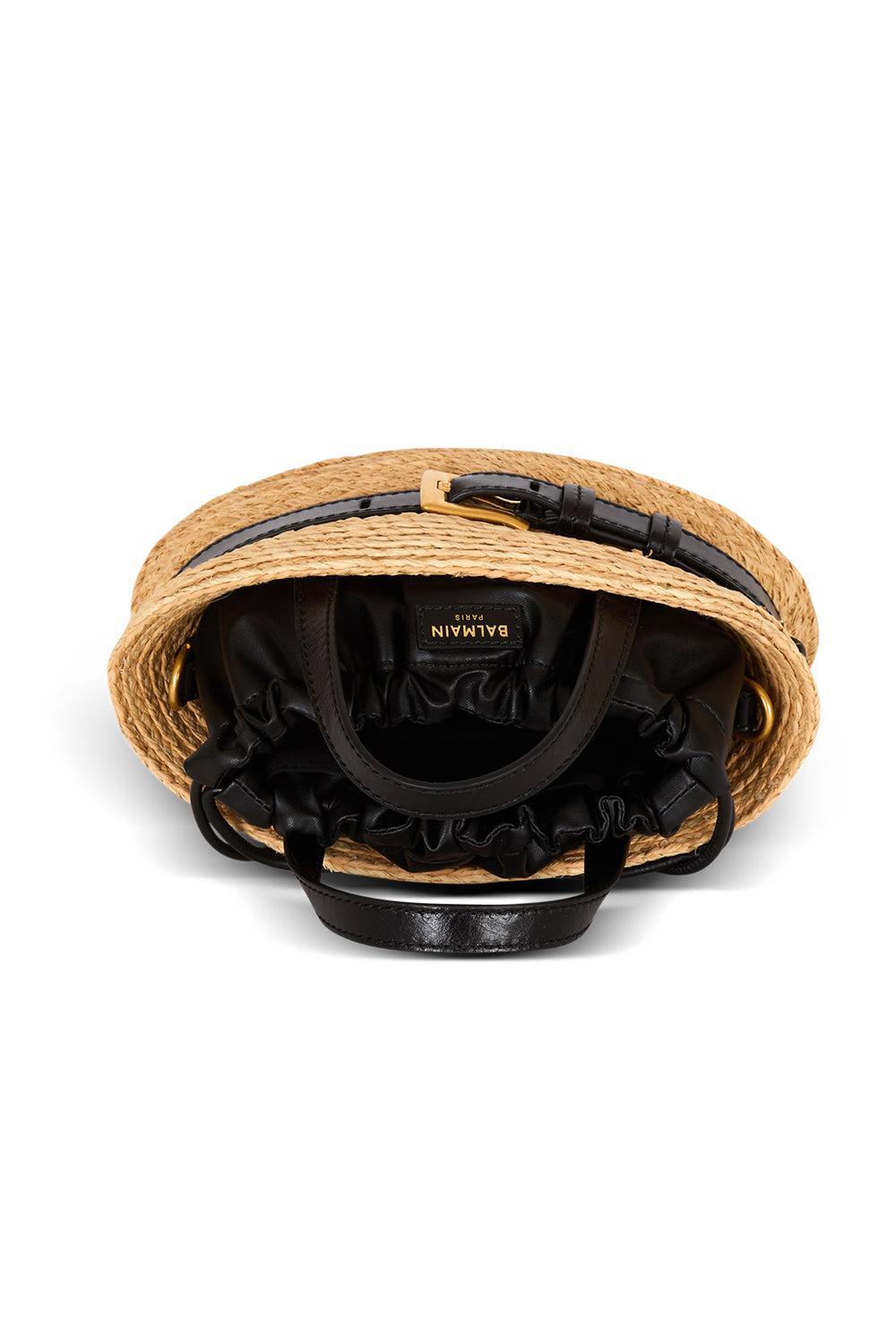 Mini Shuffle Bag-NTRLNOIR-HANDBAGSHOULDER-BALMAIN