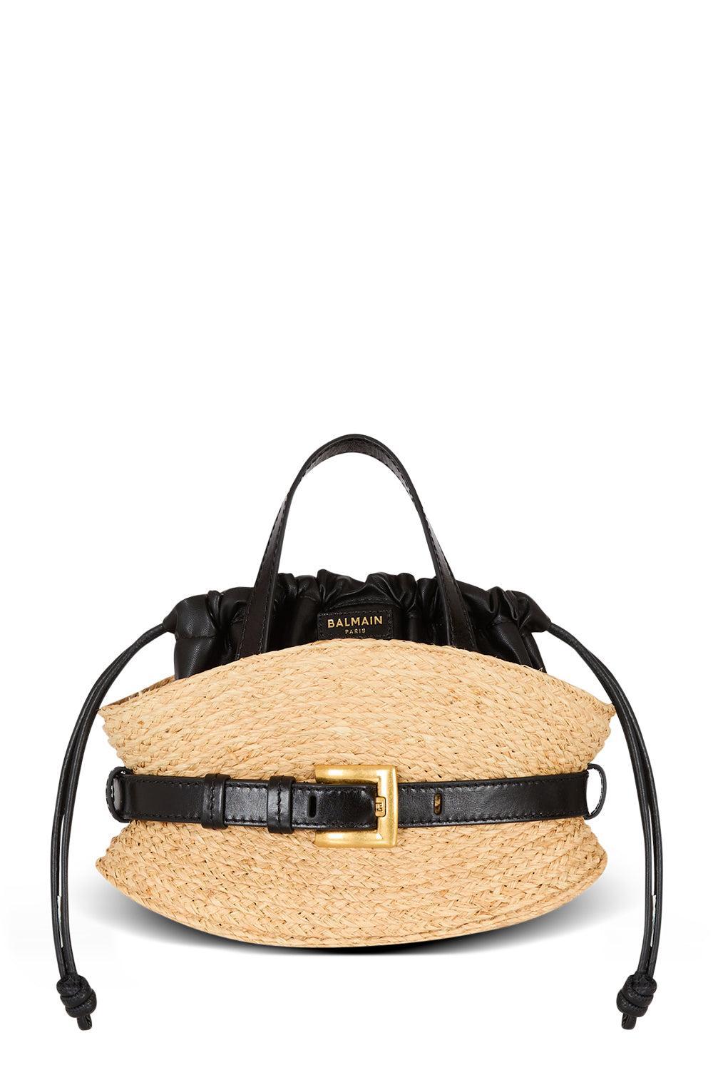 Mini Shuffle Bag-NTRLNOIR-HANDBAGSHOULDER-BALMAIN