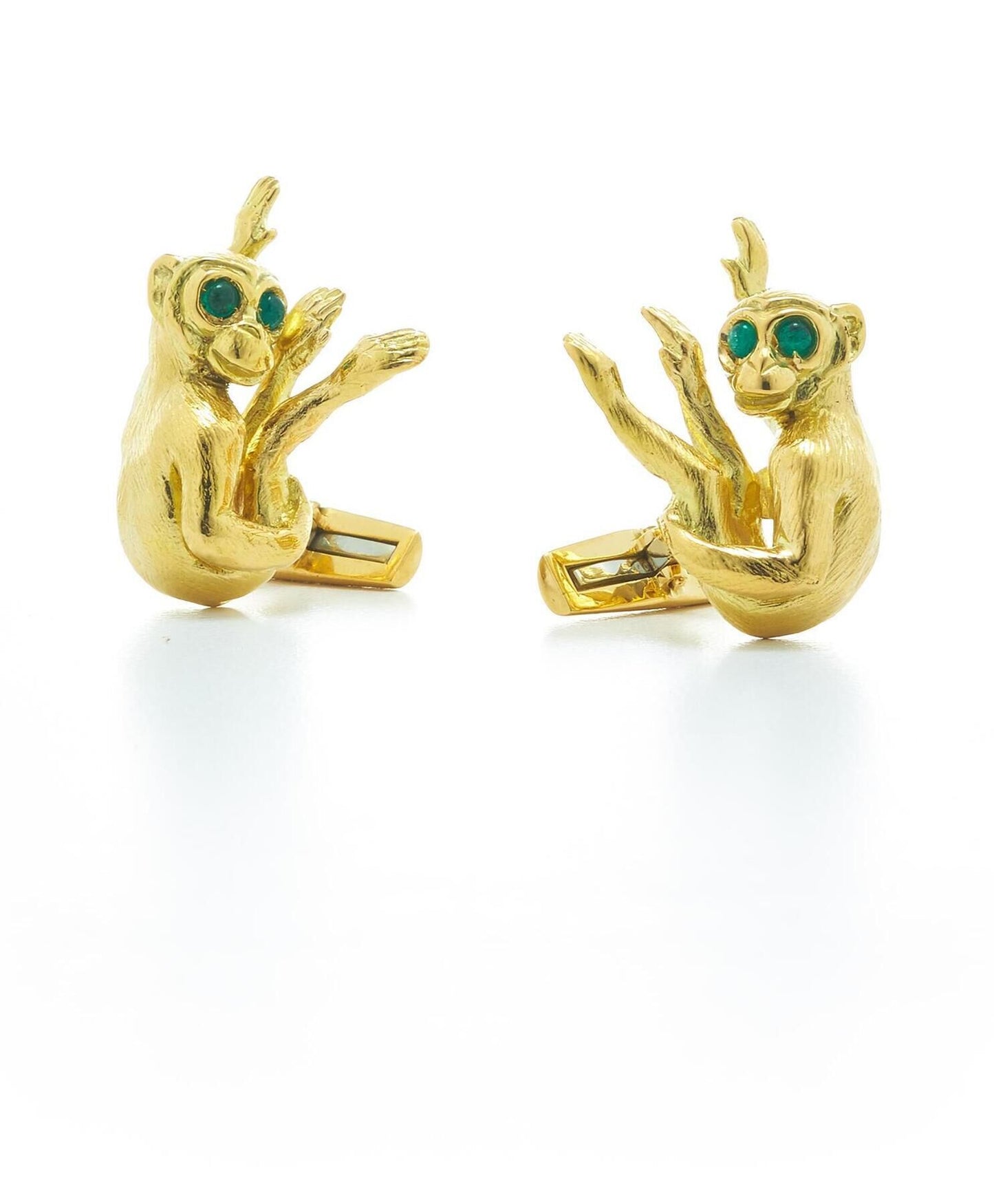 Emerald Monkey Cufflinks