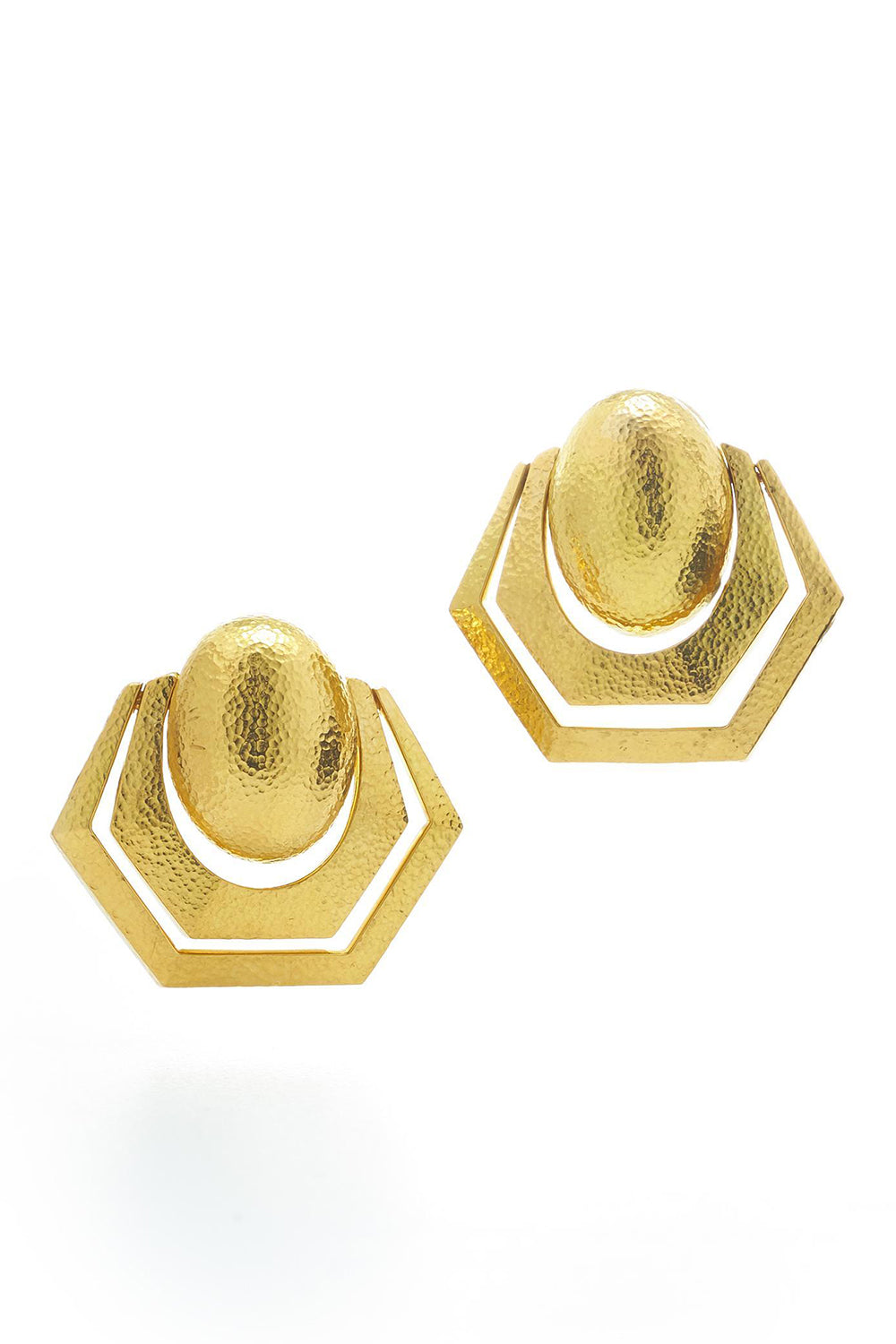 Hammered Swing Earrings