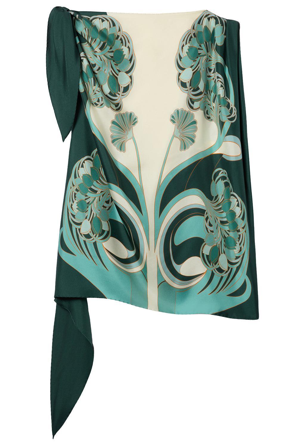 Full-On Foulard Top-FLORAL-O/S-CLOTHINGTOPBLOUSE-LA DOUBLEJ