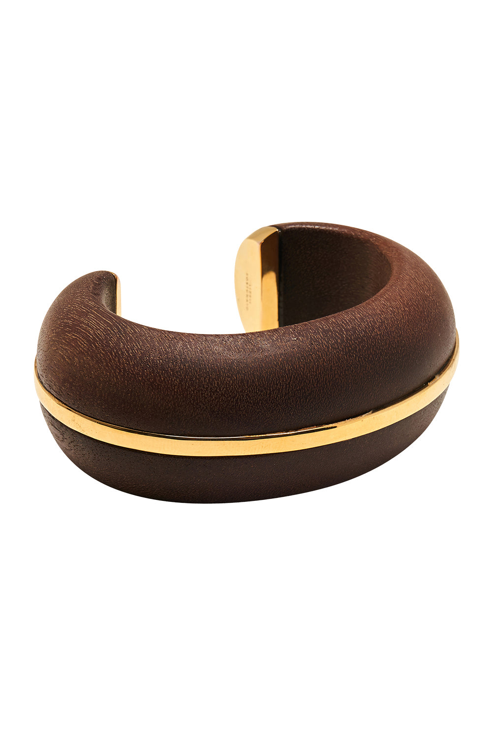 Acacia Wood Halo Cuff Bracelet