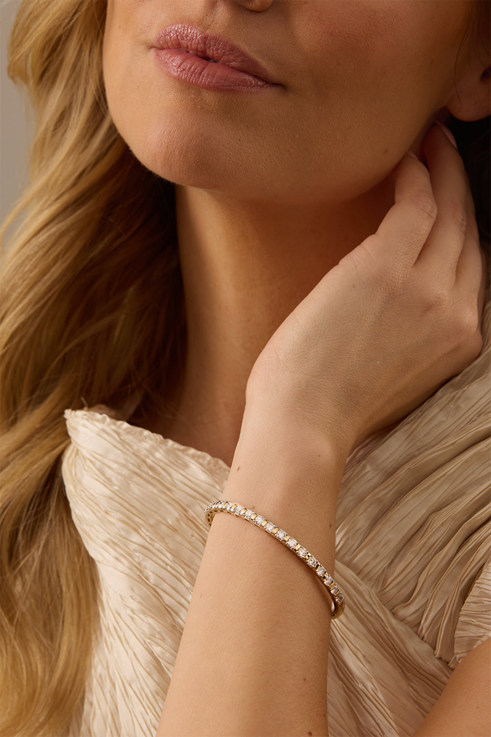 Diamond Flexion Eternity Bangle