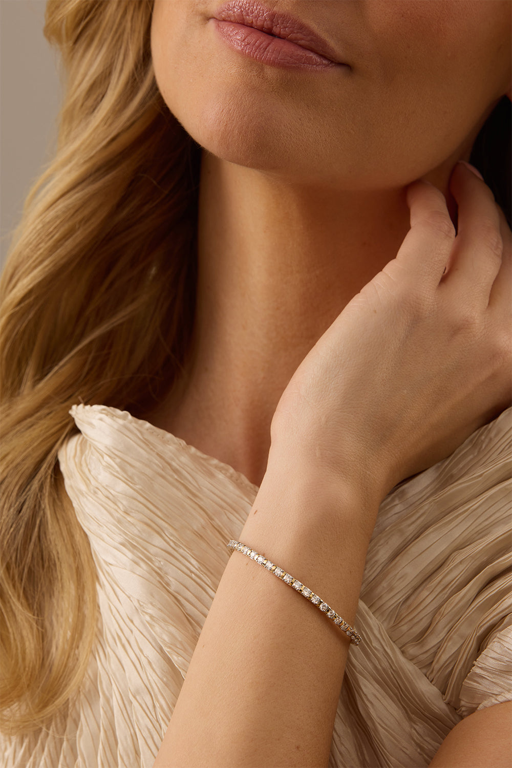Diamond Flexion Eternity Petite Bangle