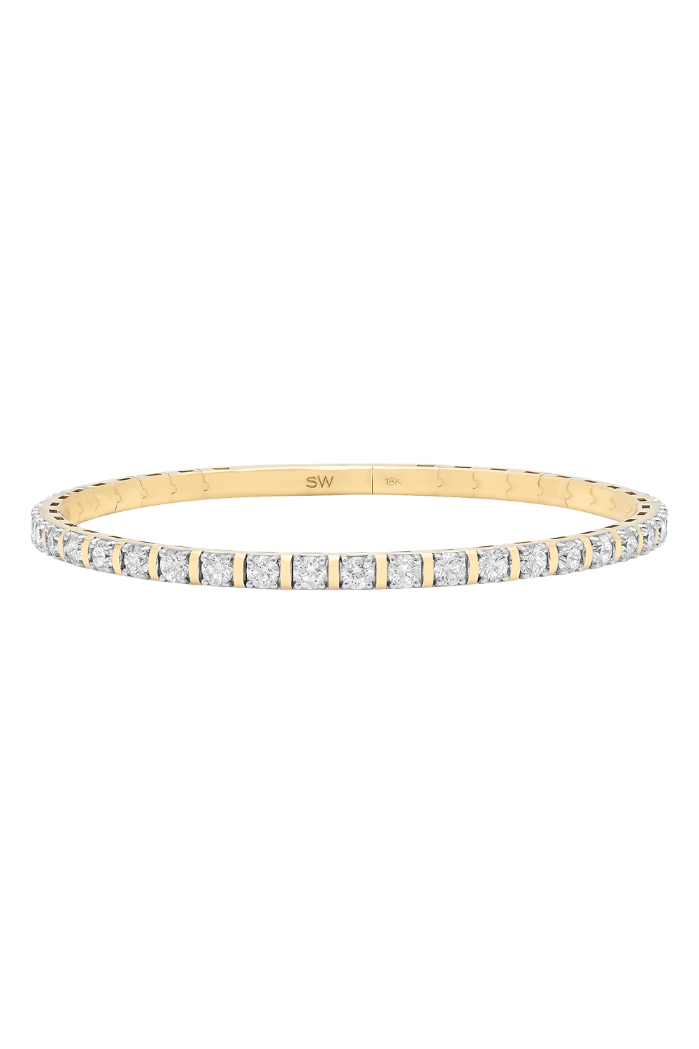 Diamond Flexion Eternity Petite Bangle