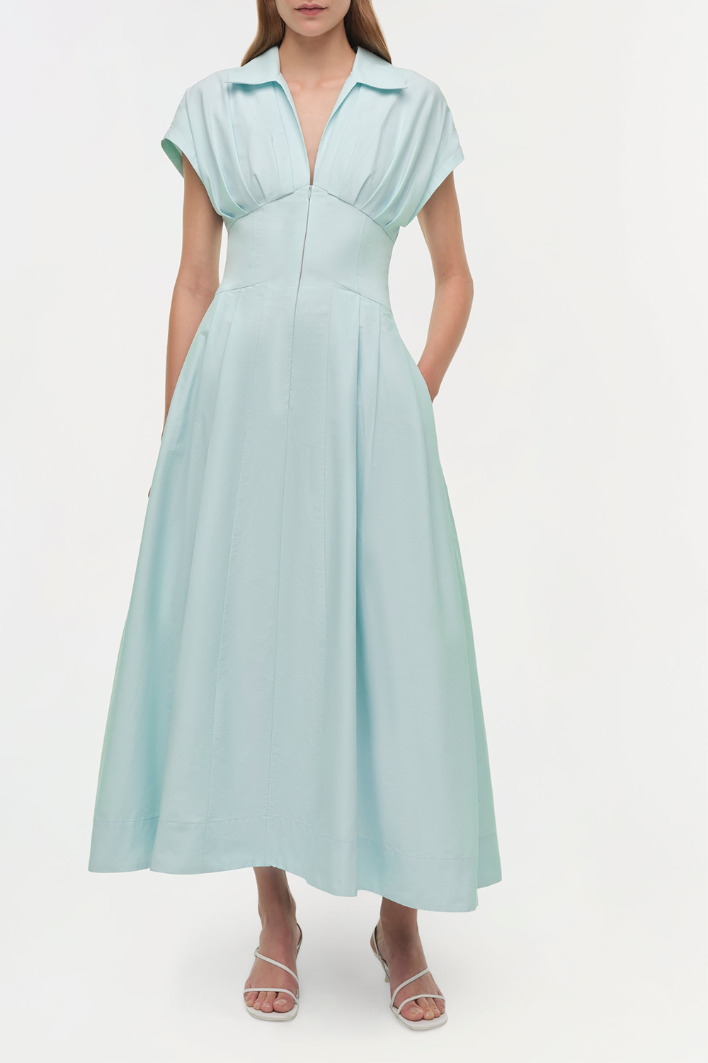 Farlow Midi Dress-SKY-2-CLOTHINGDRESSCASUAL-SIMKHAI