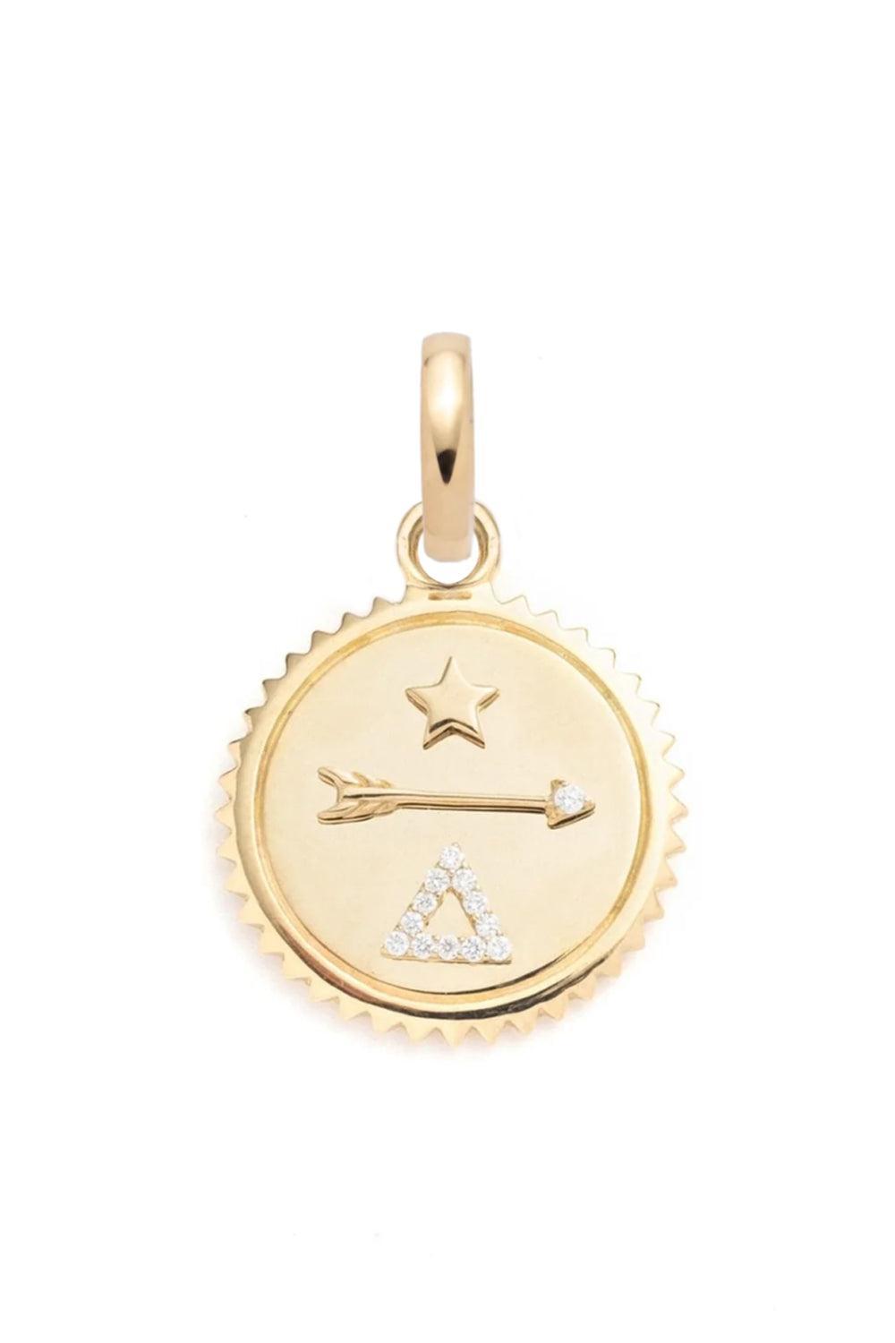 Dream Baby Medallion-YELLOW GOLD-JEWELRYFINE JEWELPENDANT-FOUNDRAE