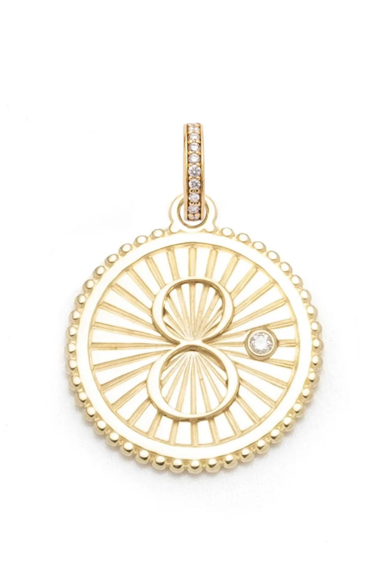 Diamond Karma Medium Medallion