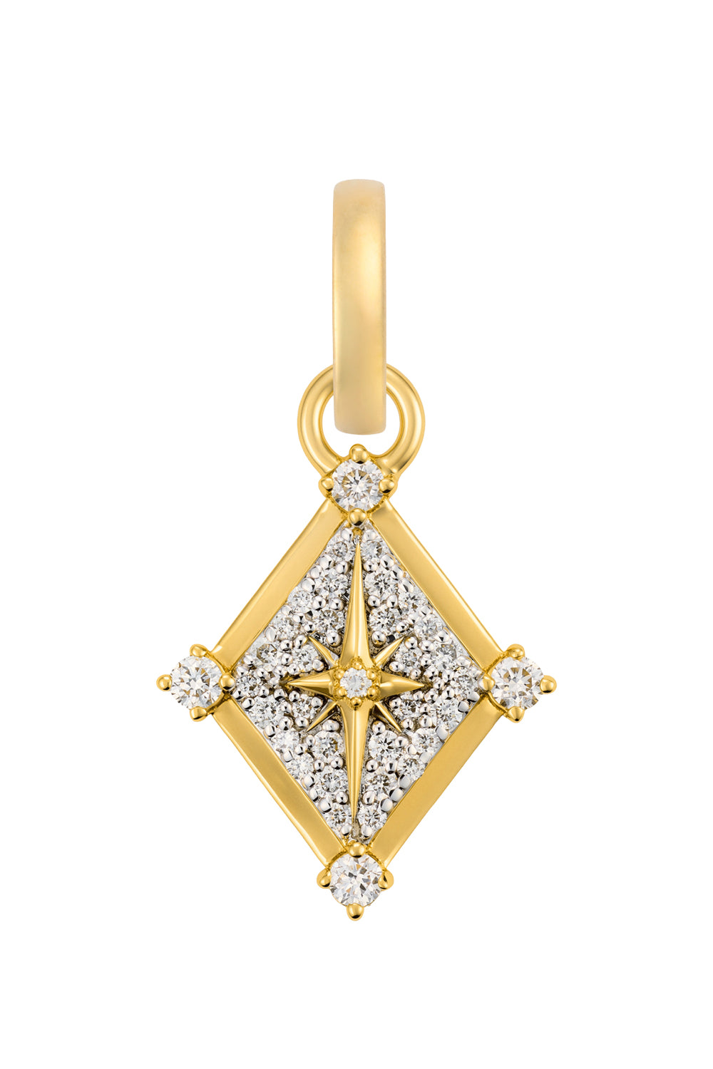 Diamond Pave Miniature Inner Light Pendant