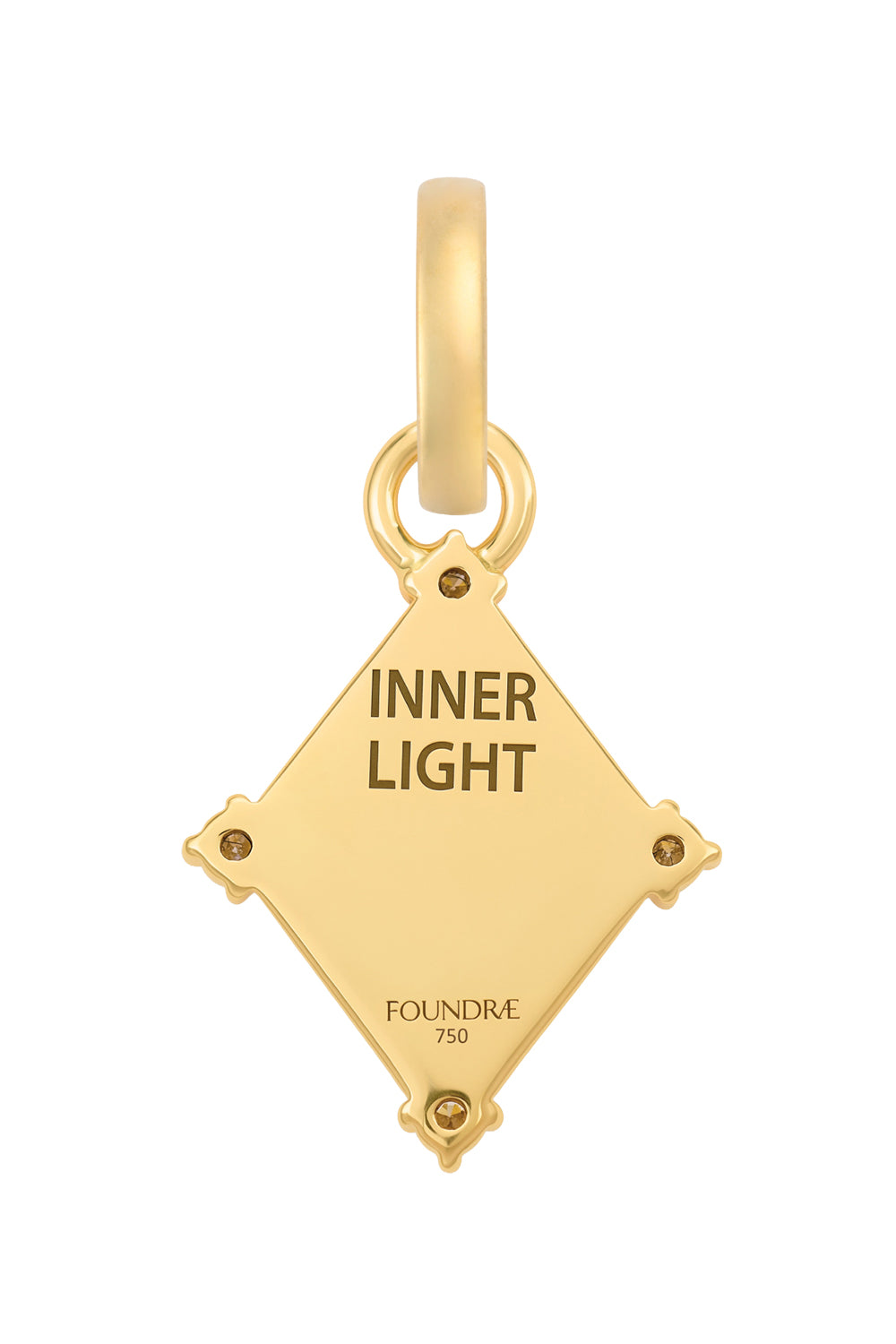 Diamond Pave Miniature Inner Light Pendant