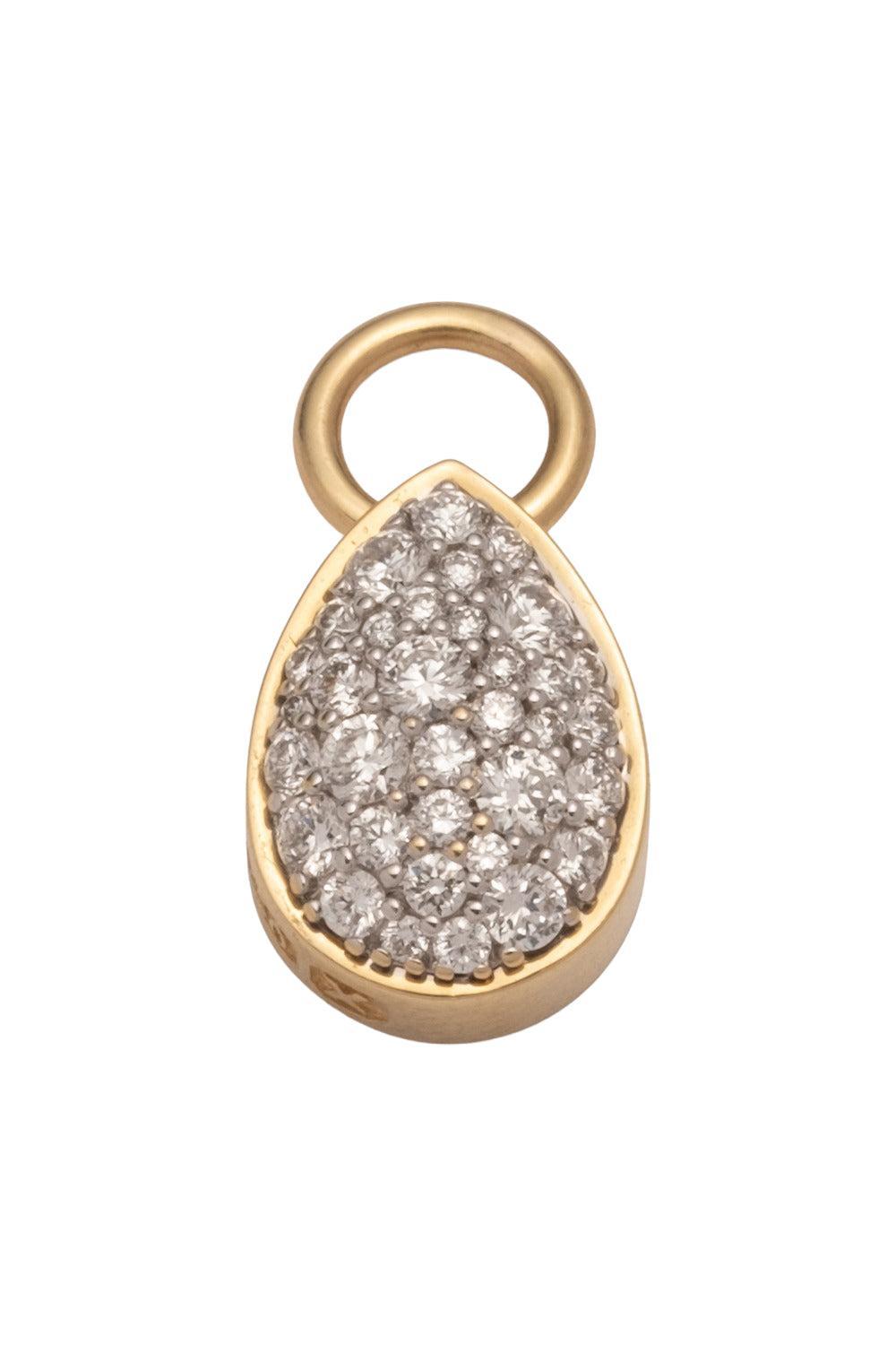 Small Pave Diamond Forever Always Pendant-YELLOW GOLD-JEWELRYFINE JEWELPENDANT-FOUNDRAE