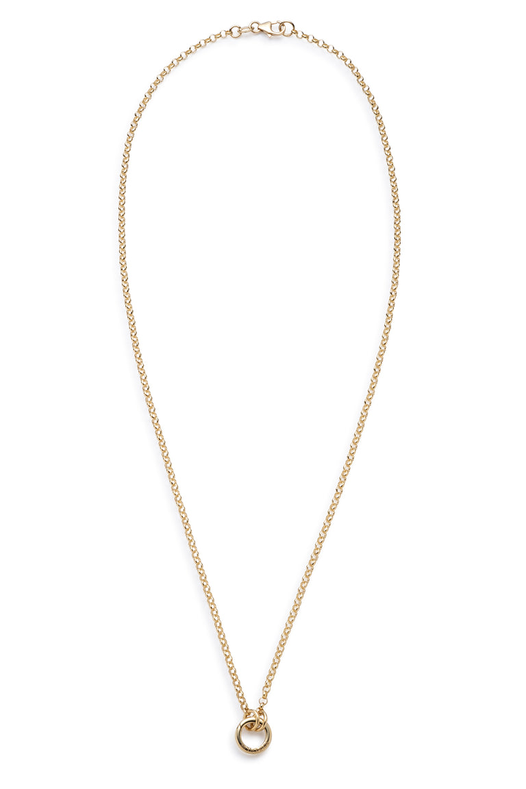 Small Open Belcher Chain Necklace