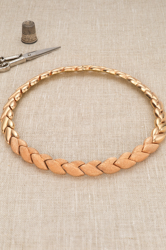 Florentine Finish Everyday Necklace-ROSE GOLD-30-JEWELRYFINE JEWELNECKLACE O-CAROLINA BUCCI