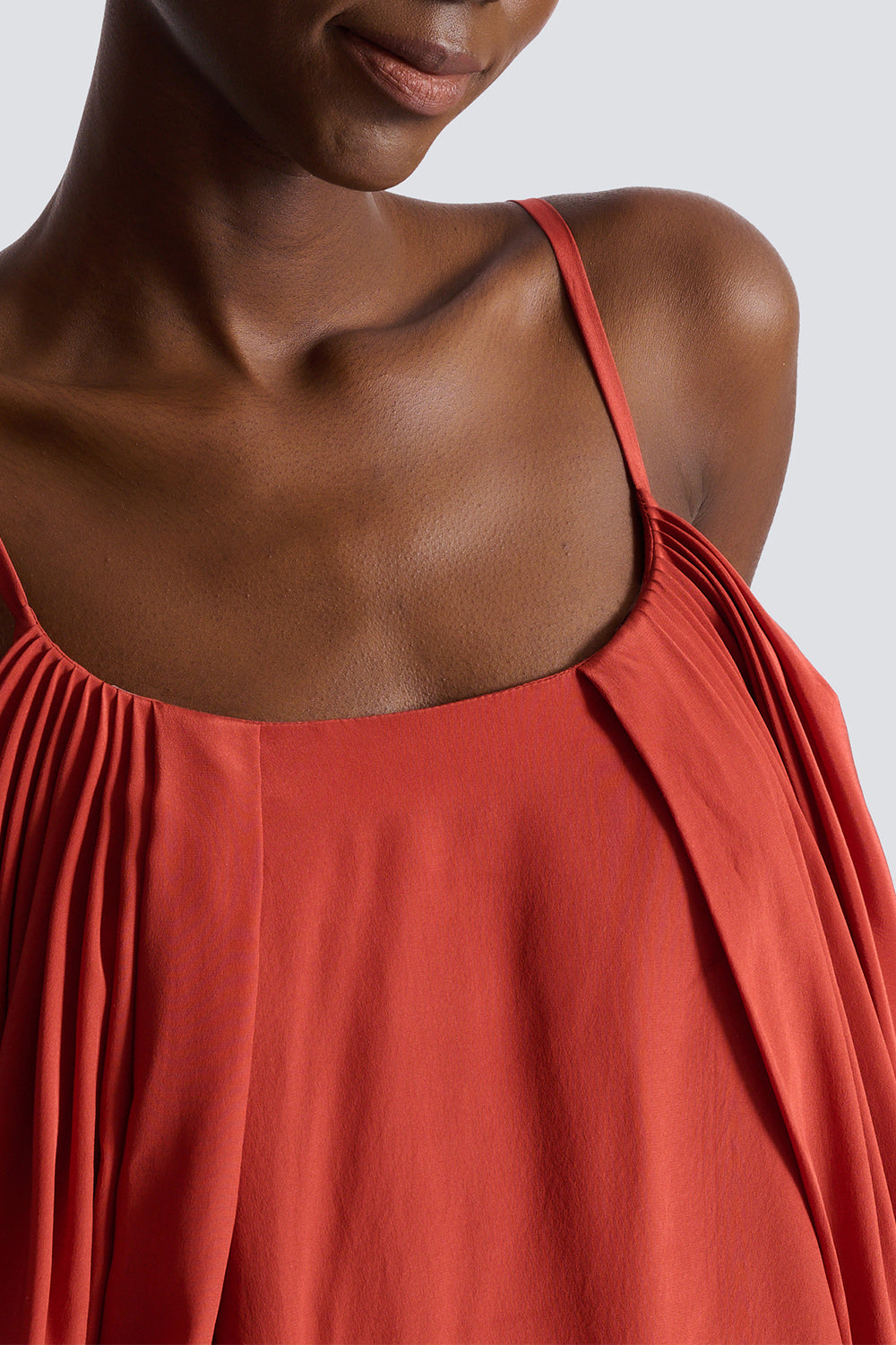 Thin Strap Drape Top