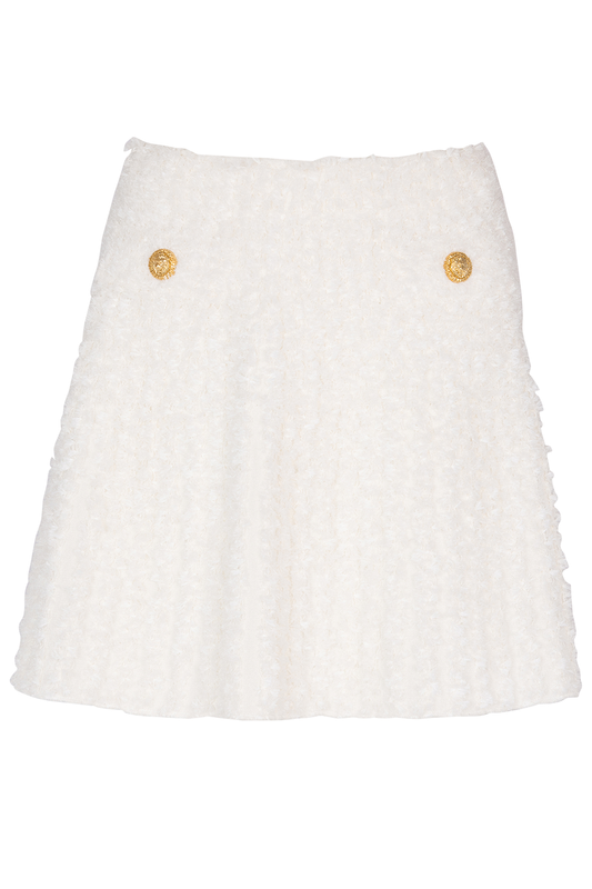 Two Pocket Light Knit Mini Skirt