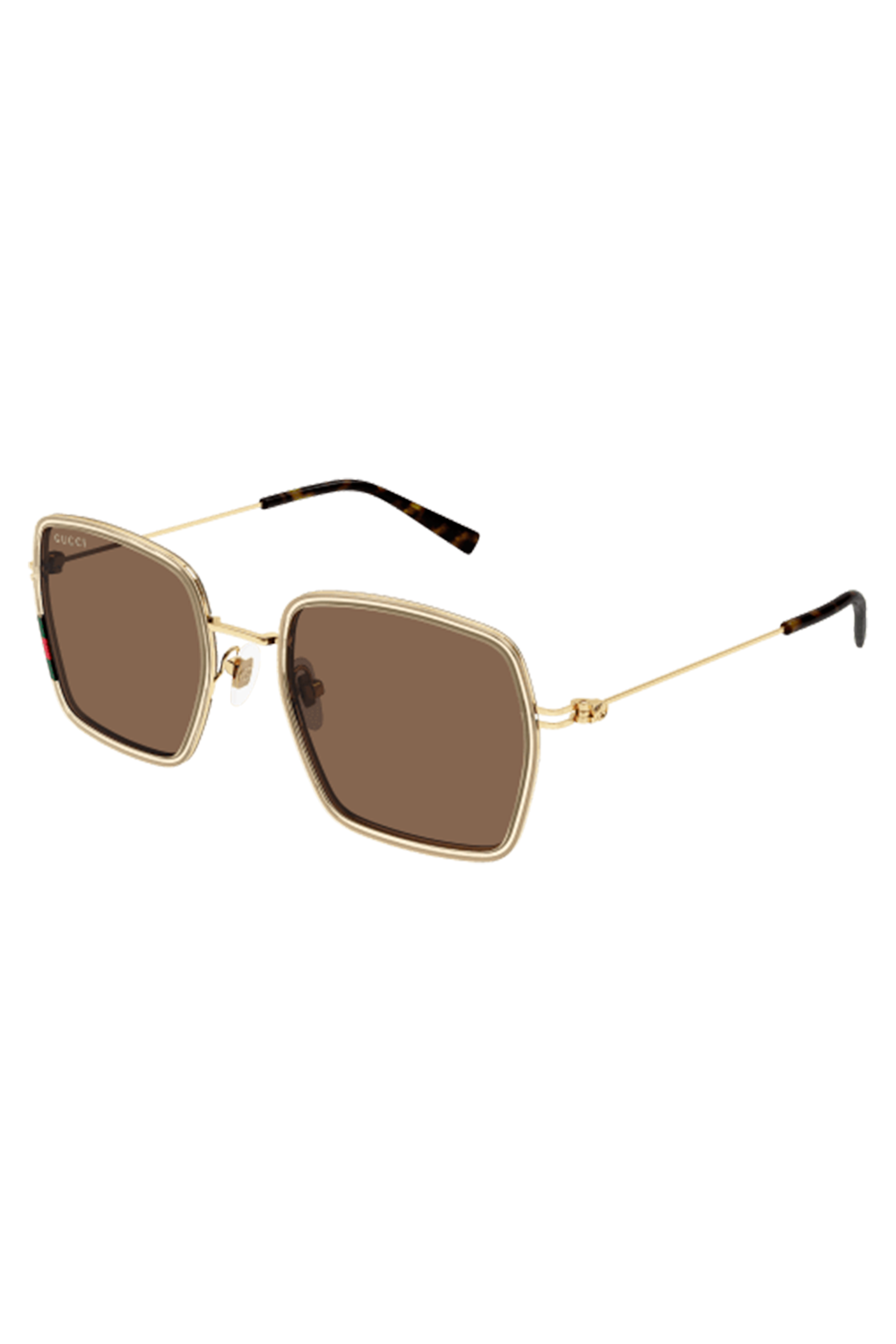 Slim Side Large Square Sunglasss-BGEGDBN-ACCESSORIESUNGLASSES-GUCCI