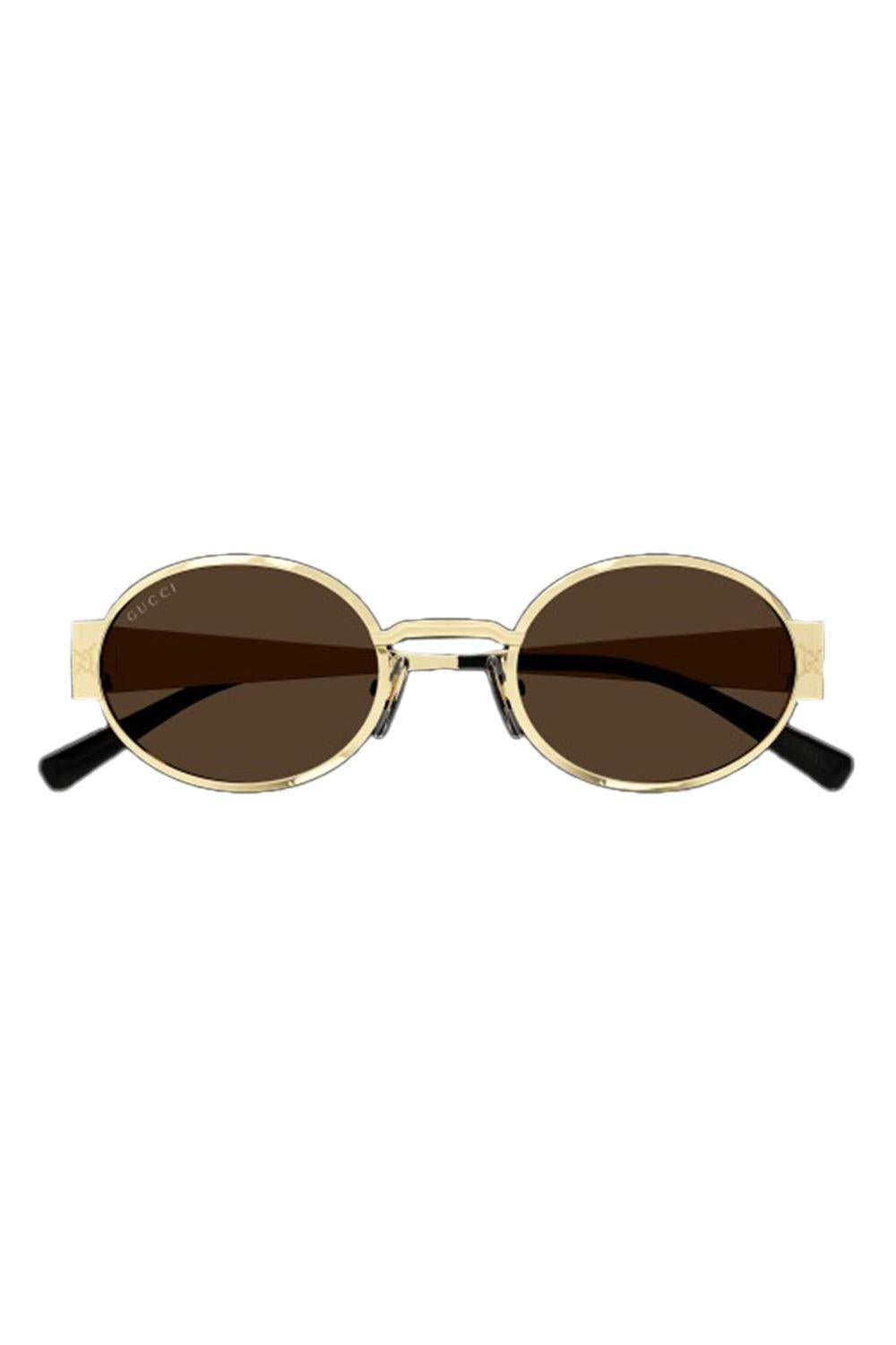 Small Oval Sunglasses-GLDGLDBN-ACCESSORIESUNGLASSES-GUCCI