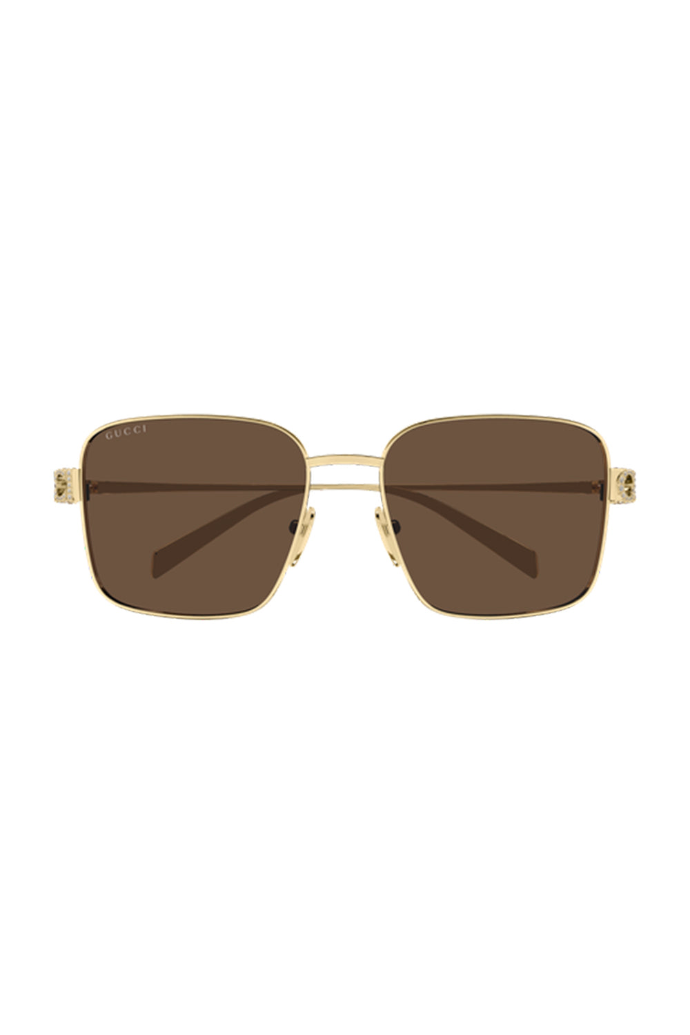Crystal Logo Square Sunglasses