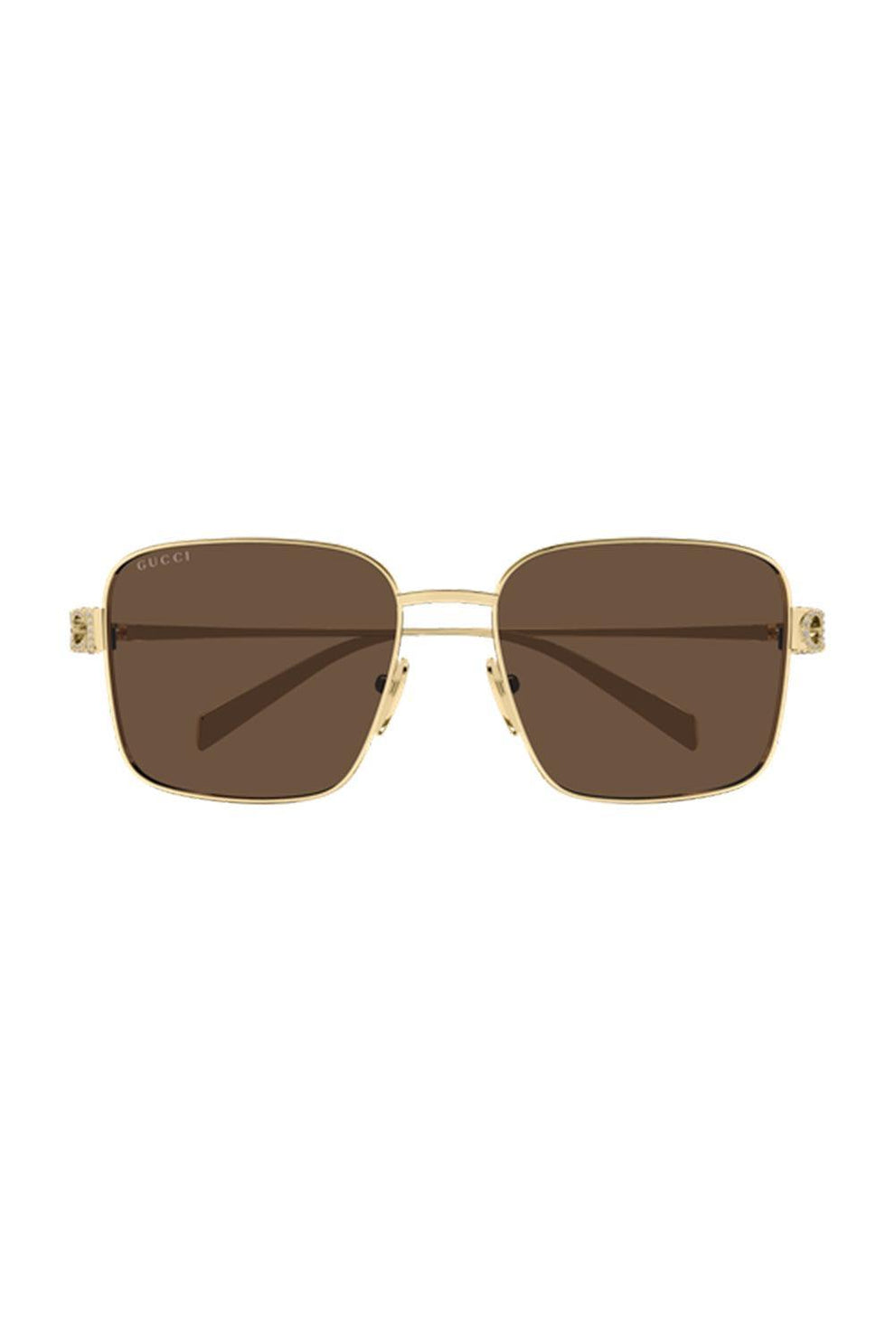 Crystal Logo Square Sunglasses | GUCCI – Marissa Collections