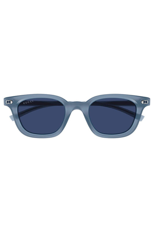 Oval Frame Sunglasses-BLUE-ACCESSORIESUNGLASSES-GUCCI