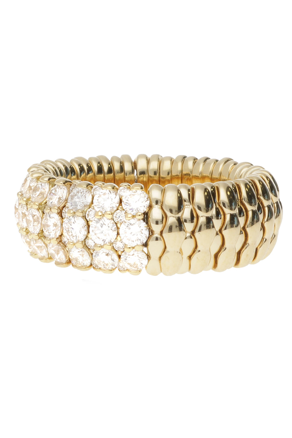 Diamond Half Giotto Ring