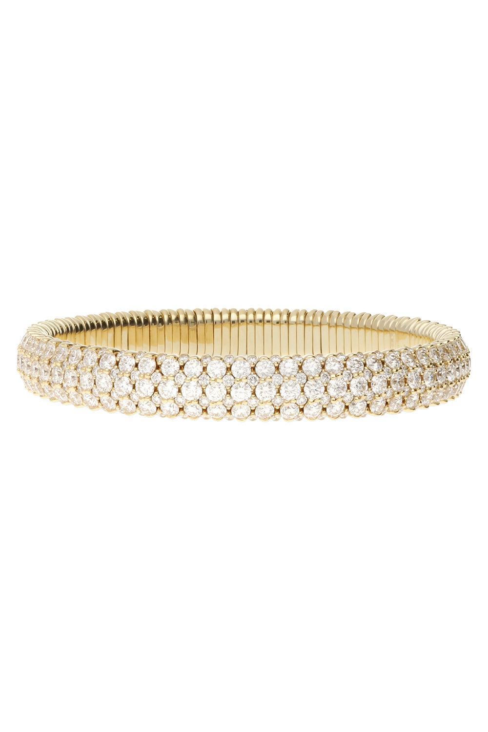 Diamond Giotto Bracelet-YELLOW GOLD-JEWELRYFINE JEWELBRACELET O-ROBERTO DEMEGLIO