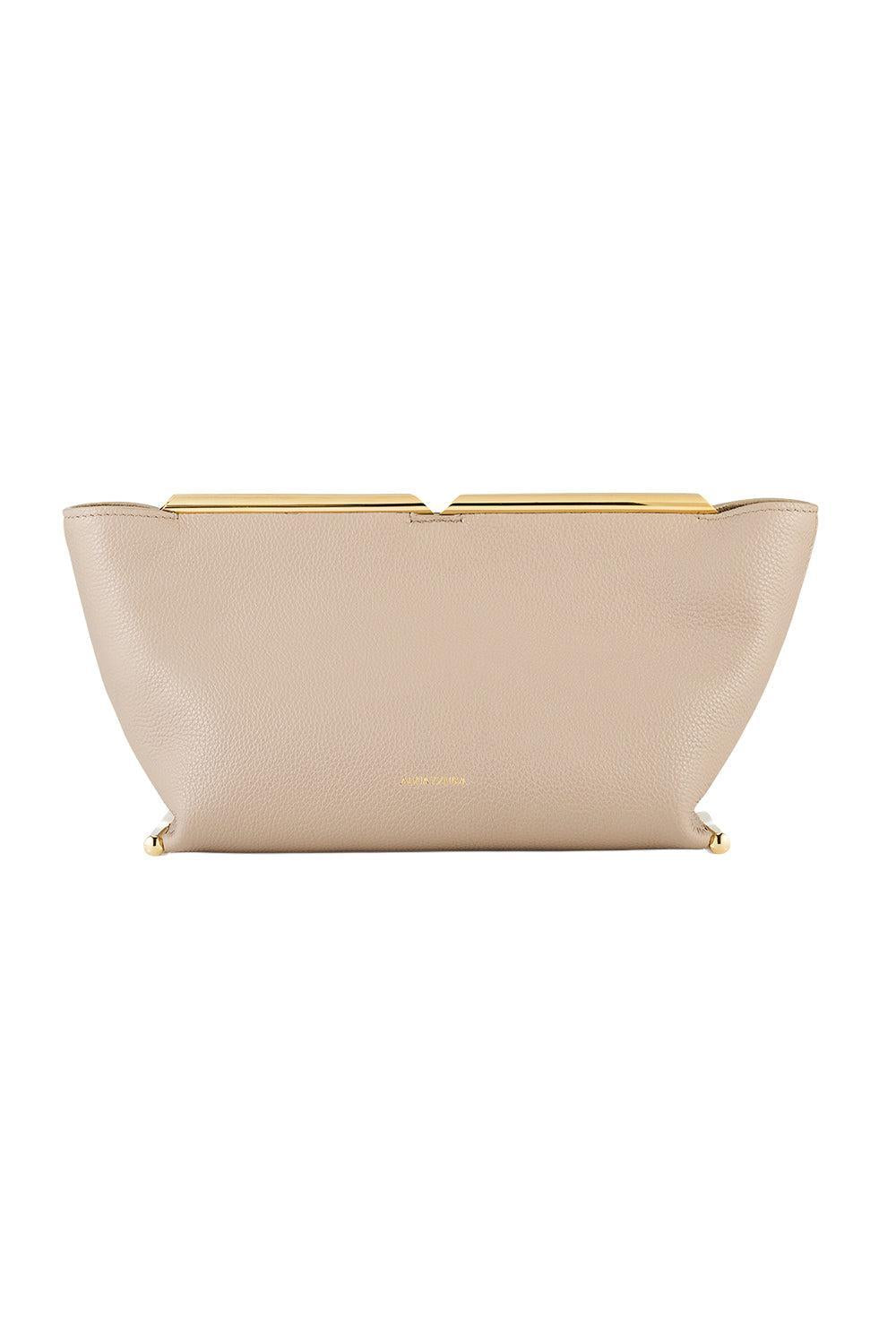 Galerie Clutch - Meringue Light Gold-GOLD-HANDBAGCLUTCHES-AQUAZZURA