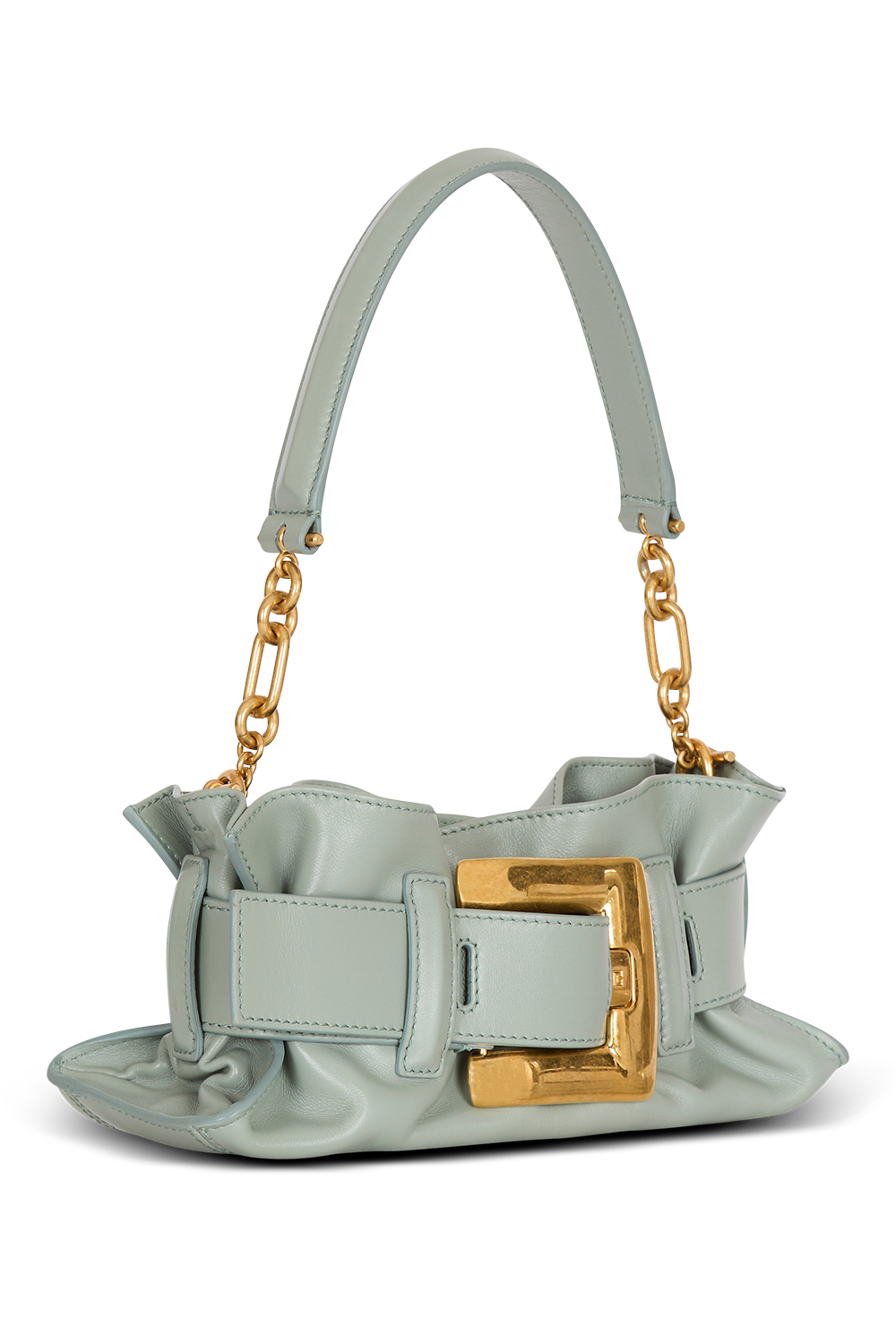 Anthem Mini Bag - Faded Green-GREEN-HANDBAGSHOULDER-BALMAIN