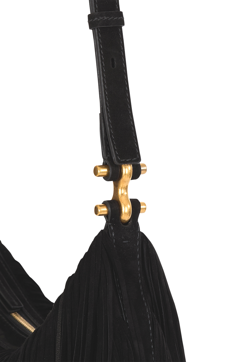 Ebène Fring e Hobo Bag-BLACK-HANDBAGSHOULDER-BALMAIN