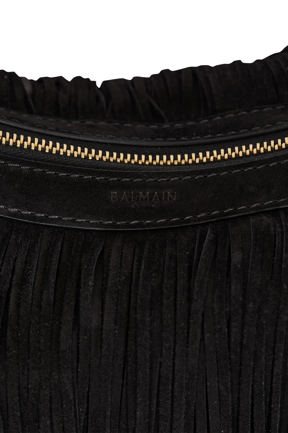 Ebène Fring e Hobo Bag-BLACK-HANDBAGSHOULDER-BALMAIN