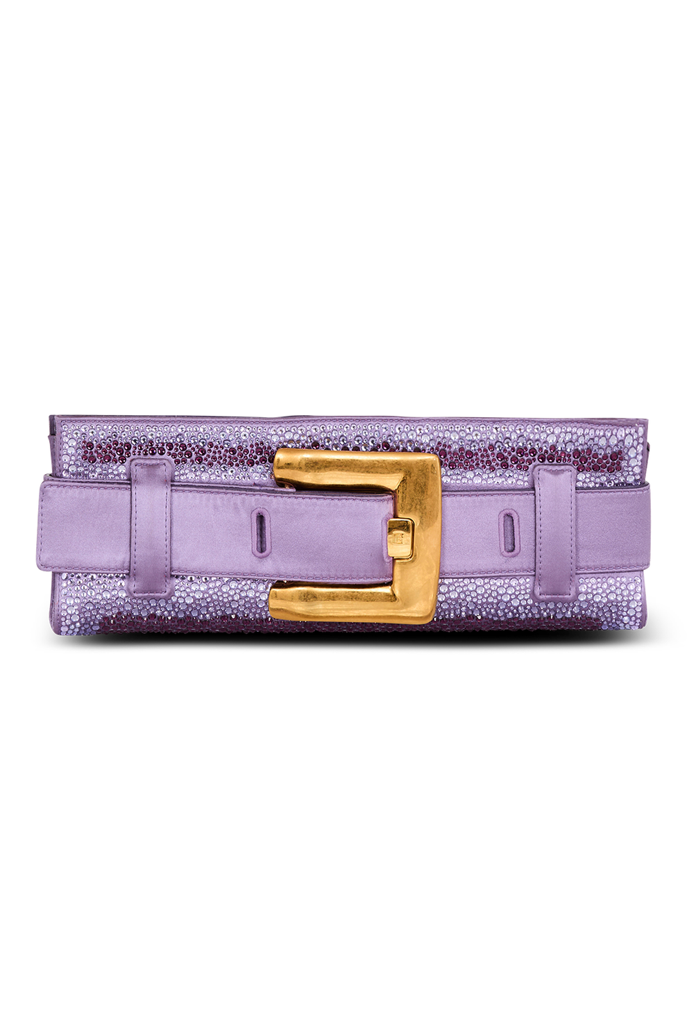 PIERRE BALMAIN×SAGAMINK シェアードミンク パープル 総柄 Anthem Clutch - Amethyst | BALMAIN – Marissa Collections