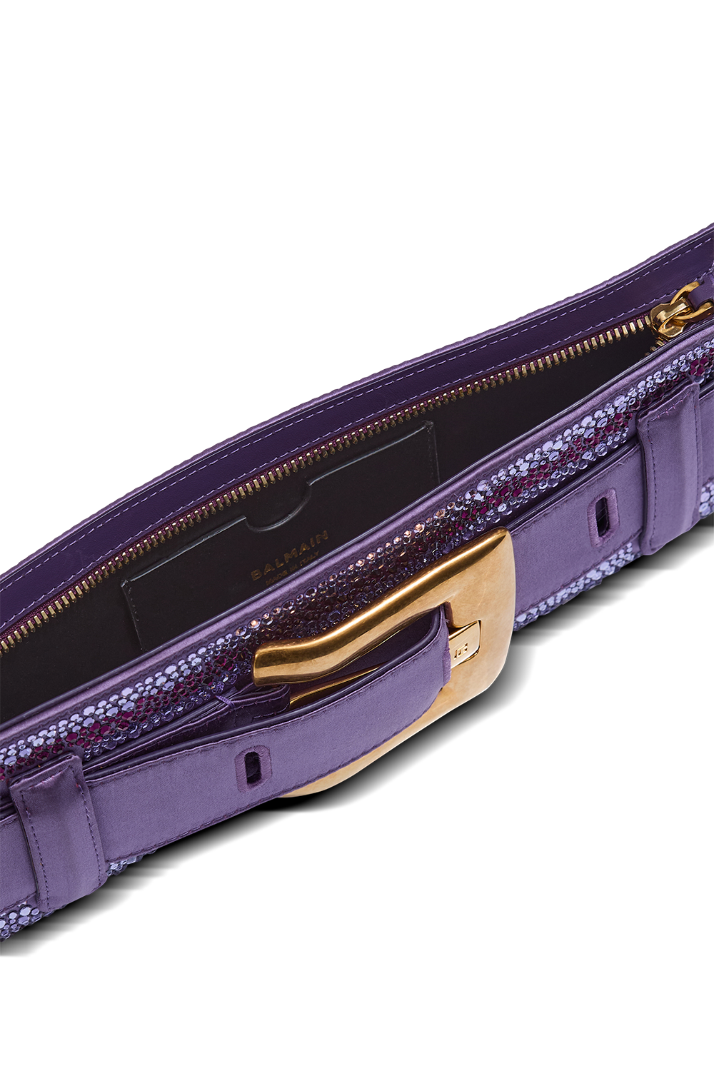 Anthem Clutch - Amethyst-PURPLE-HANDBAGCLUTCHES-BALMAIN
